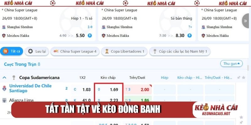 Tất tần tật về kèo đồng banh